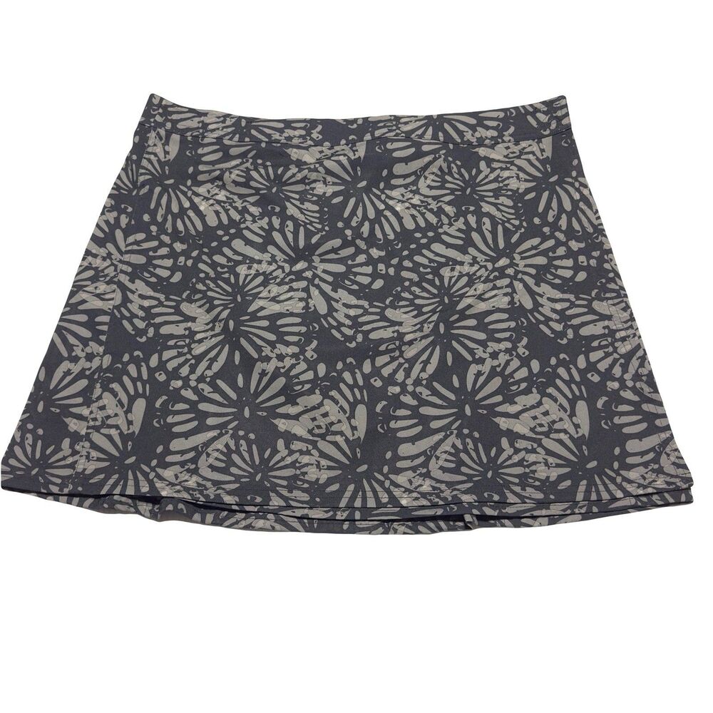 RipSkirt Hawaii Womens Shibori Butterfly Mini Skirt XXL Charcoal Gray Beach 19”